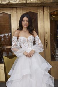 Brudekjolen Jubilee 4117 i Ball Gown snit fra Mori Lee - Image 3