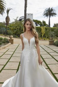 Brudekjolen Moira 4133 i Ball Gown snit fra Mori Lee - Image 2