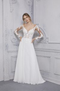 Brudekjolen Coraline 5921 i A-Line snit fra Mori Lee - Image 4