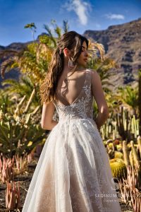 Brudekjolen A 447 i Ball Gown snit fra Sedinum. - Image 4
