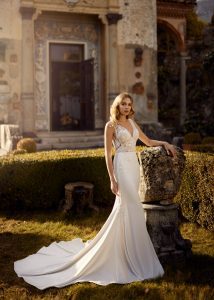 Brudekjolen Foster i Havfrue snit fra Randy Fenoli - Image 3