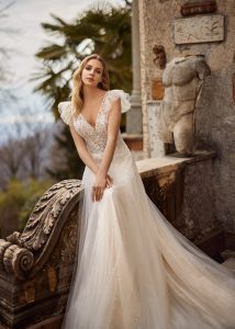 Brudekjolen Fritz i A-Line snit fra Randy Fenoli - Image 3