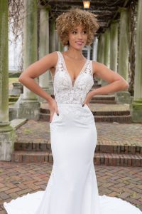Brudekjolen Foster i Havfrue snit fra Randy Fenoli - Image 6