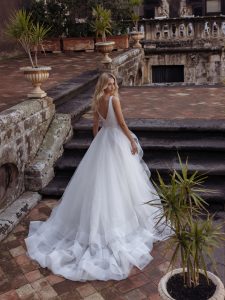 Brudekjolen Robin i Ball Gown snit fra Modeca - Billede 2
