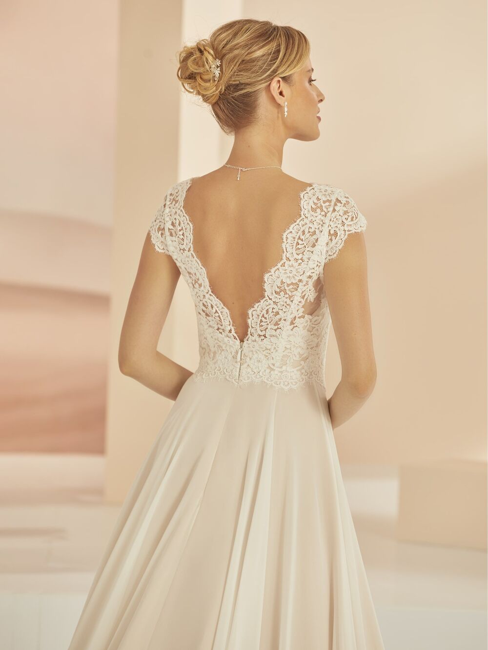 Sabia i A-Line snit fra Bianco Evento - Billede 6