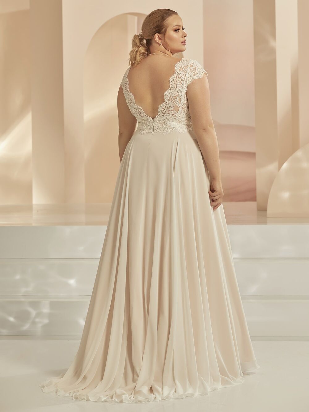 Sabia i A-Line snit fra Bianco Evento - Billede 3