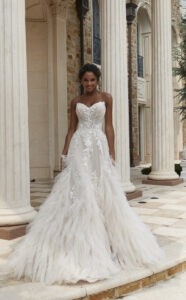 Brudekjolen Phaedra 2611 i Ball Gown snit fra Mori Lee - Billede 4