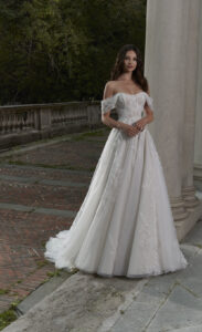 Brudekjolen Pacifica 4170 i Ball Gown snit fra Mori Lee - Billede 4