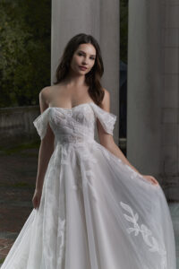 Brudekjolen Pacifica 4170 i Ball Gown snit fra Mori Lee - Billede 5