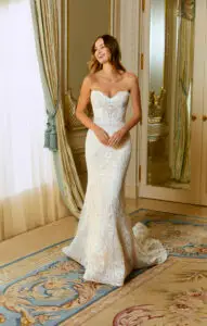 Brudekjolen 2655 i Havfrue snit fra Mori Lee - Image 3