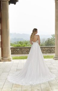 Brudekjolen 2404 i A-Line snit fra Mori Lee - Billede 2