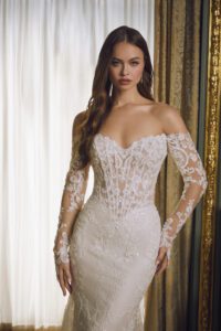 Brudekjolen 2647 i Havfrue snit fra Mori Lee - Billede 4