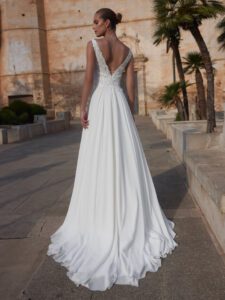 Brudekjolen Camelia i A-Line snit fra Bianco Evento - Billede 2