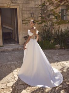 Brudekjolen Geri i Ball Gown snit fra Modeca - Billede 2