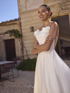 Brudekjolen Geri i Ball Gown snit fra Modeca - Billede 4