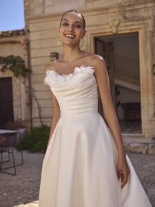 Brudekjolen Geri i Ball Gown snit fra Modeca - Billede 3