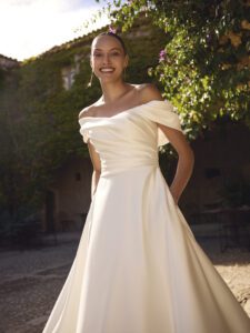 Brudekjolen Gerlinde i Ball Gown snit fra Modeca - Billede 3