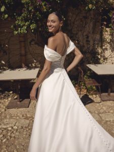 Brudekjolen Gerlinde i Ball Gown snit fra Modeca - Billede 4