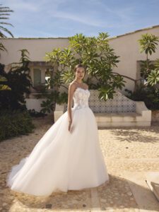 Brudekjolen Gilke i Ball Gown snit fra Modeca - Billede 3