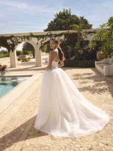 Brudekjolen Gilke i Ball Gown snit fra Modeca - Billede 2