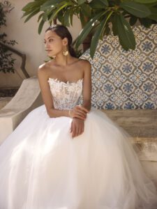 Brudekjolen Gilke i Ball Gown snit fra Modeca - Billede 6