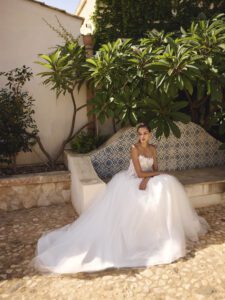 Brudekjolen Gilke i Ball Gown snit fra Modeca - Billede 7