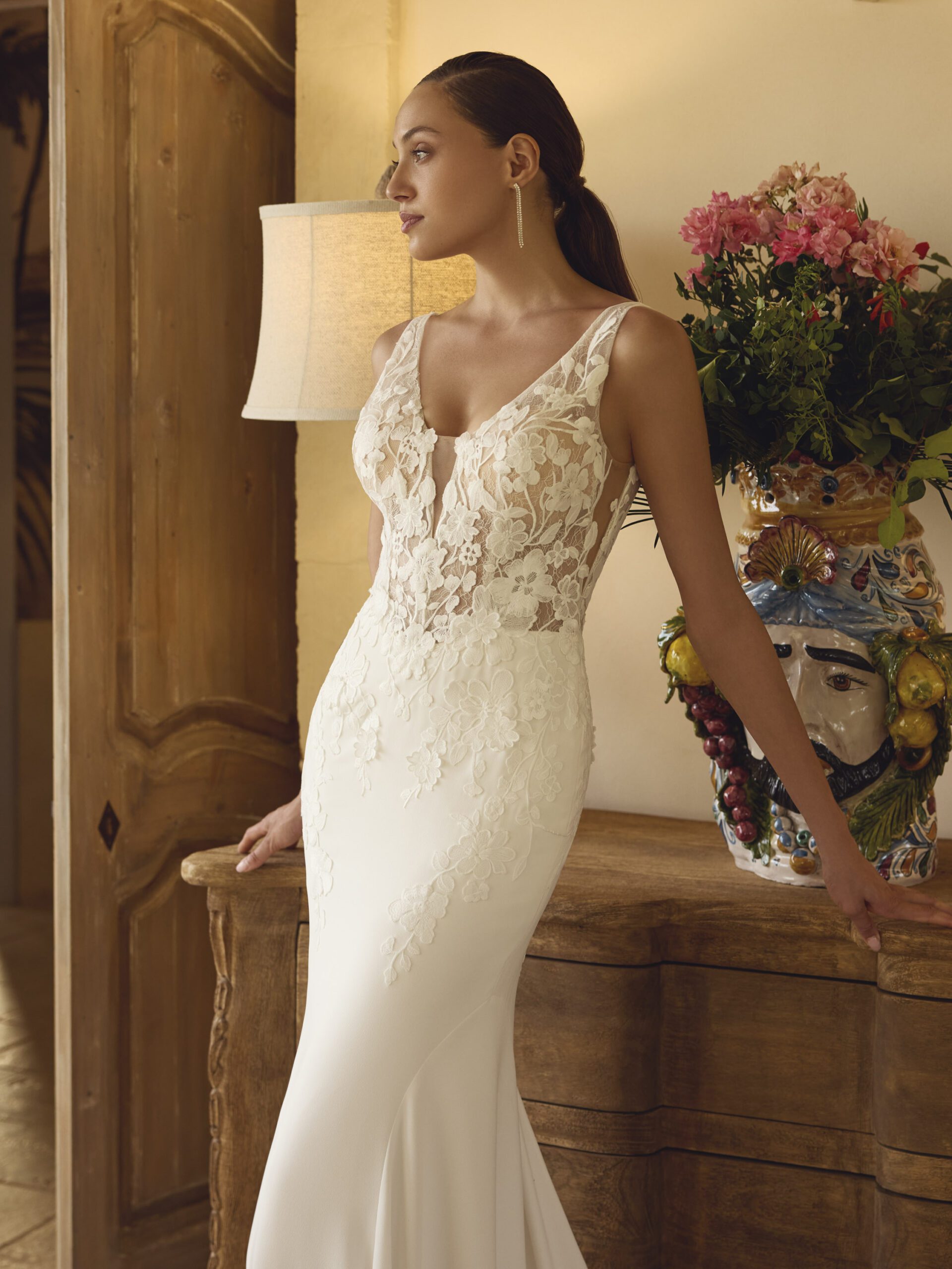 Glow i Fit & Flare snit fra Modeca - Billede 3