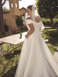 Brudekjolen Jolie i Ball Gown snit fra Modeca - Billede 4