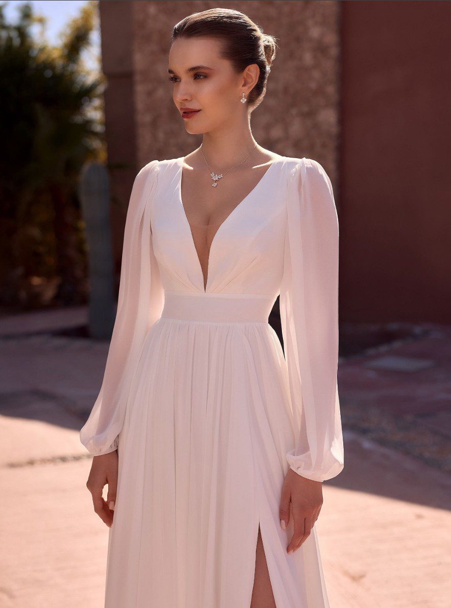 Juliana i A-Line snit fra Bianco Evento - Billede 7