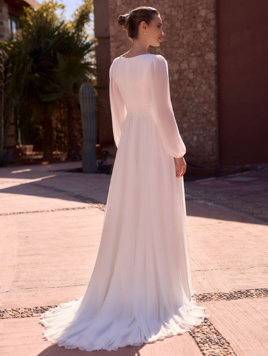 Juliana i A-Line snit fra Bianco Evento - Billede 3