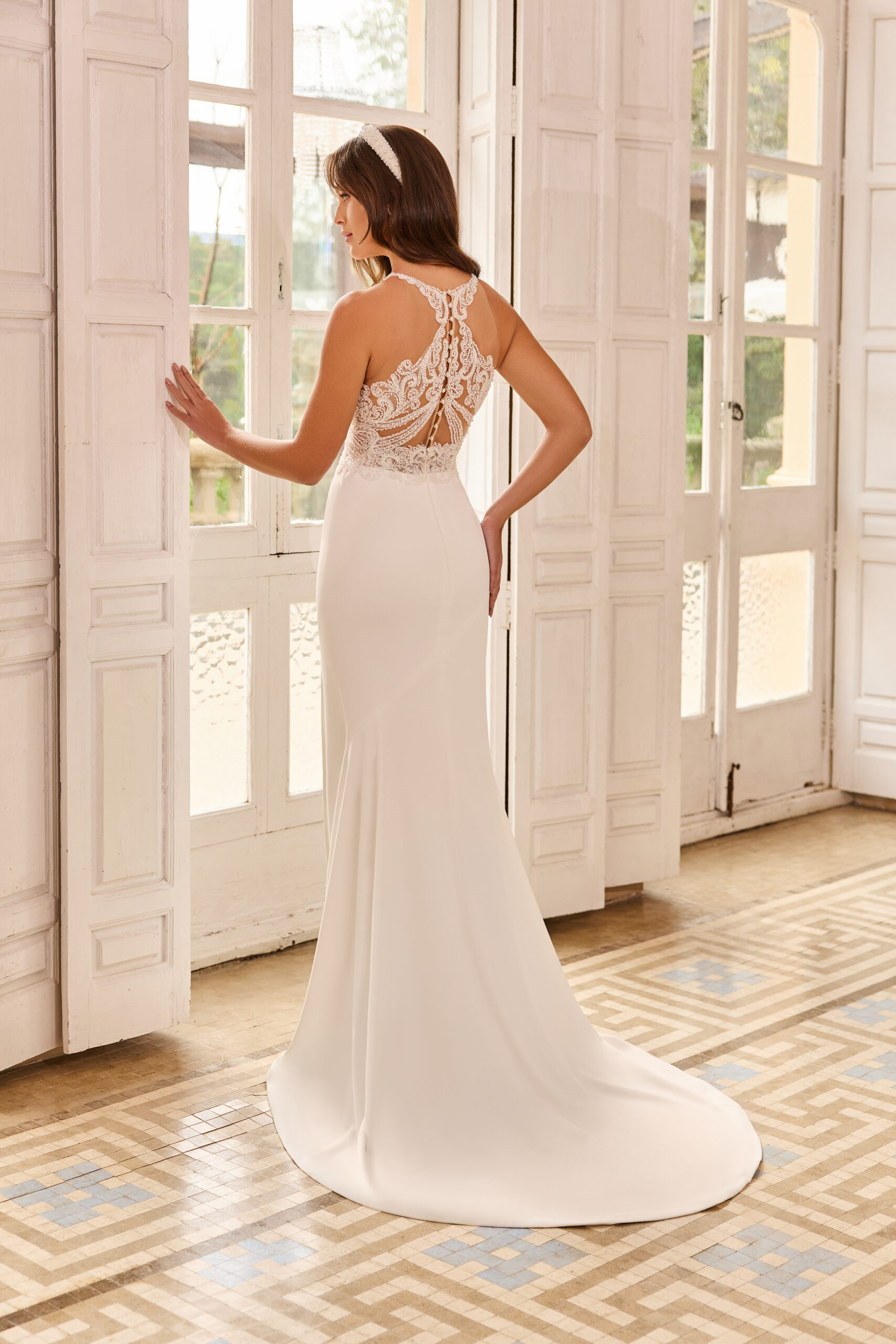 8372 i Fit & Flare og Ball Gown snit fra Monica Loretti - Billede 7