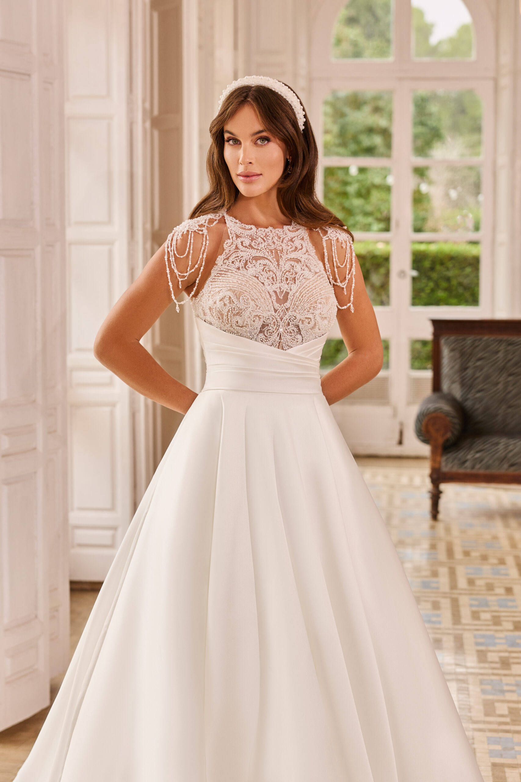 8372 i Fit & Flare og Ball Gown snit fra Monica Loretti - Billede 5