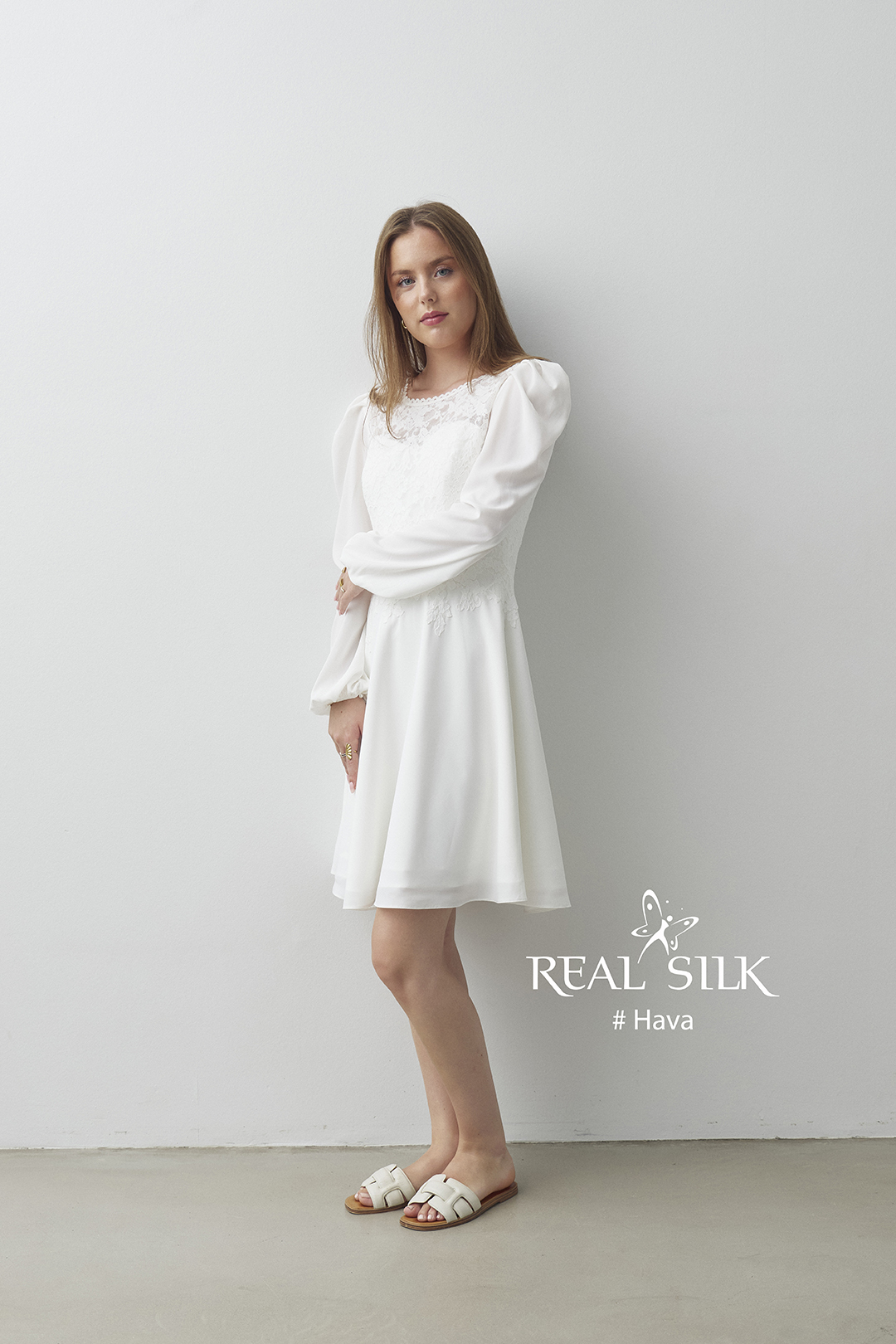 Hava konfirmationskjole fra Real Silk - Billede 3
