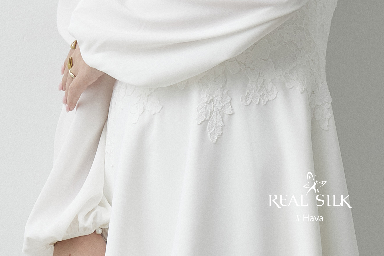 Hava konfirmationskjole fra Real Silk - Billede 4