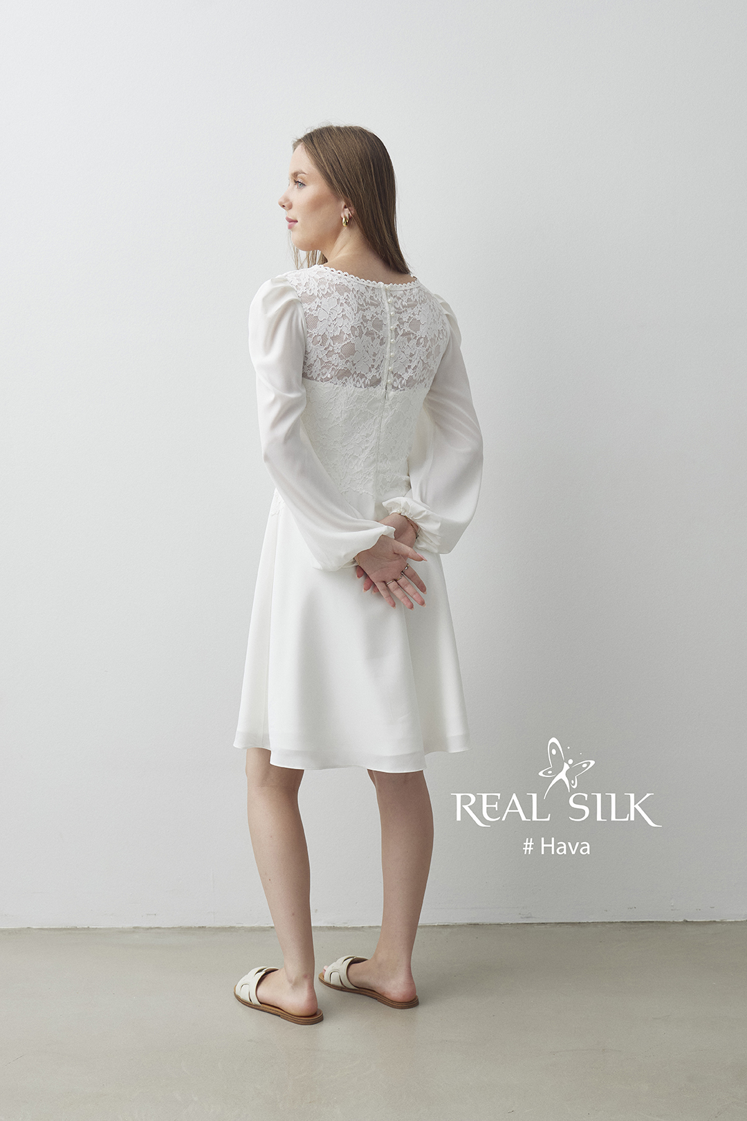 Hava konfirmationskjole fra Real Silk - Billede 2
