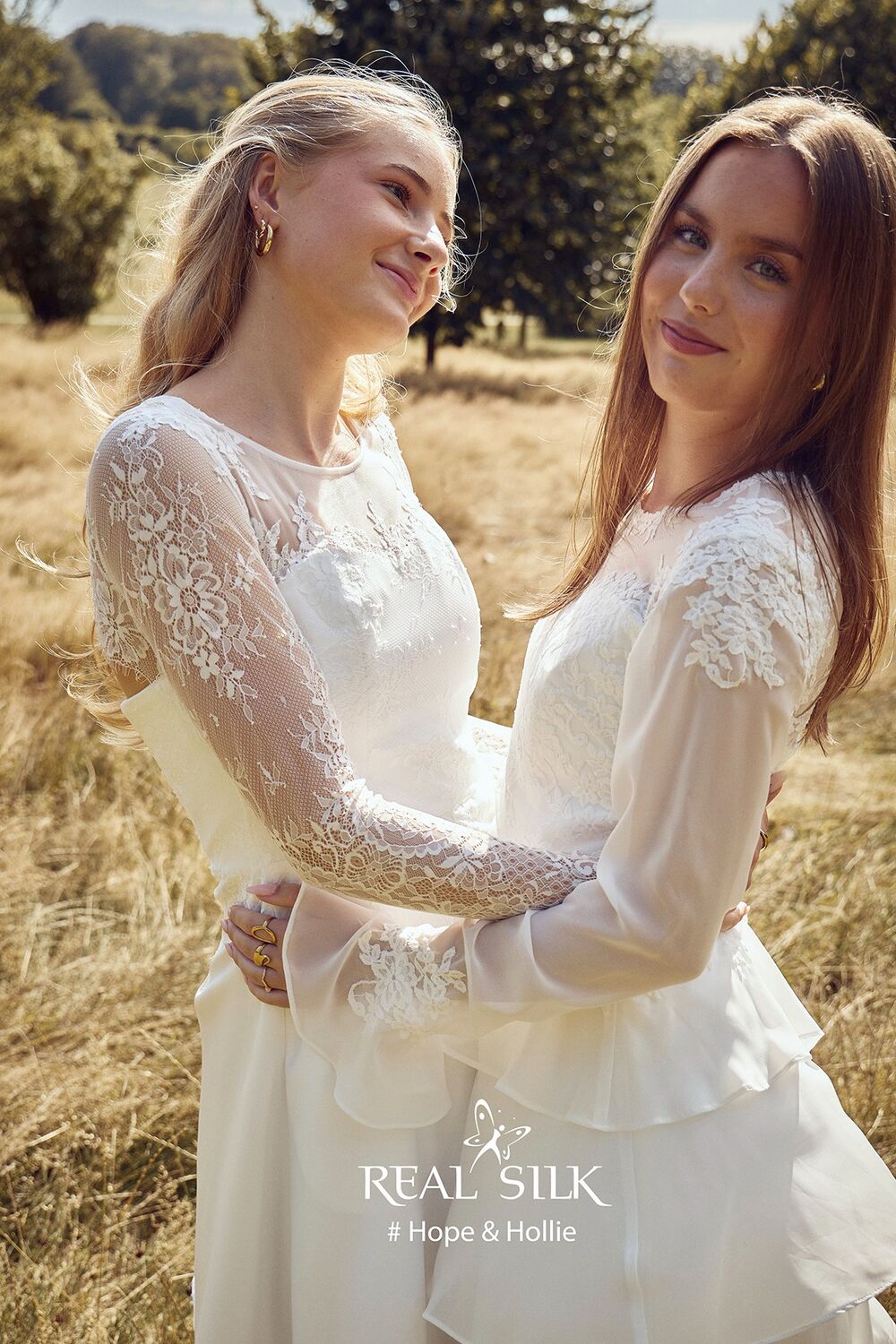 Hope og Hollie konfirmationskjoler fra Real Silk