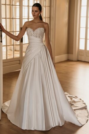 Hermione Ball Gown brudekjole fra Elysee – forfra-2